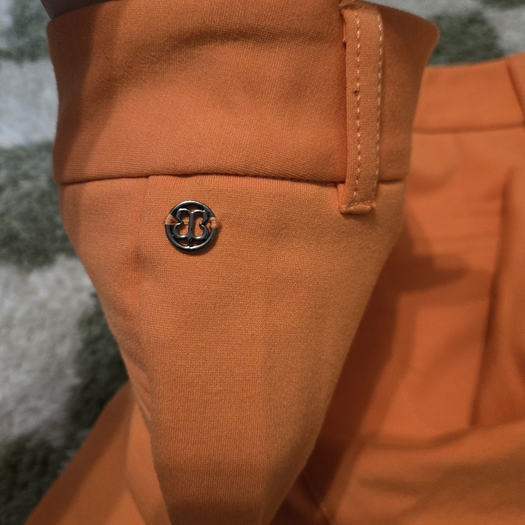 Betabrand Women's Casual Orange Pants - Picture 10 of 10